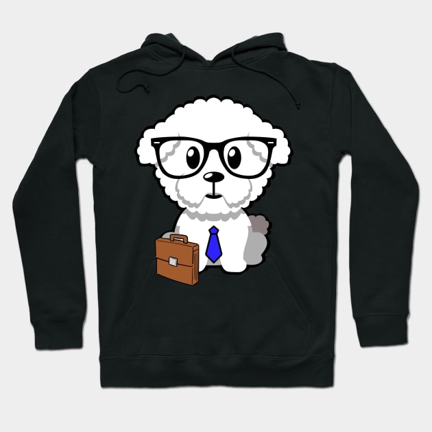 Cute furry Dog is a colleague at work Hoodie by Pet Station